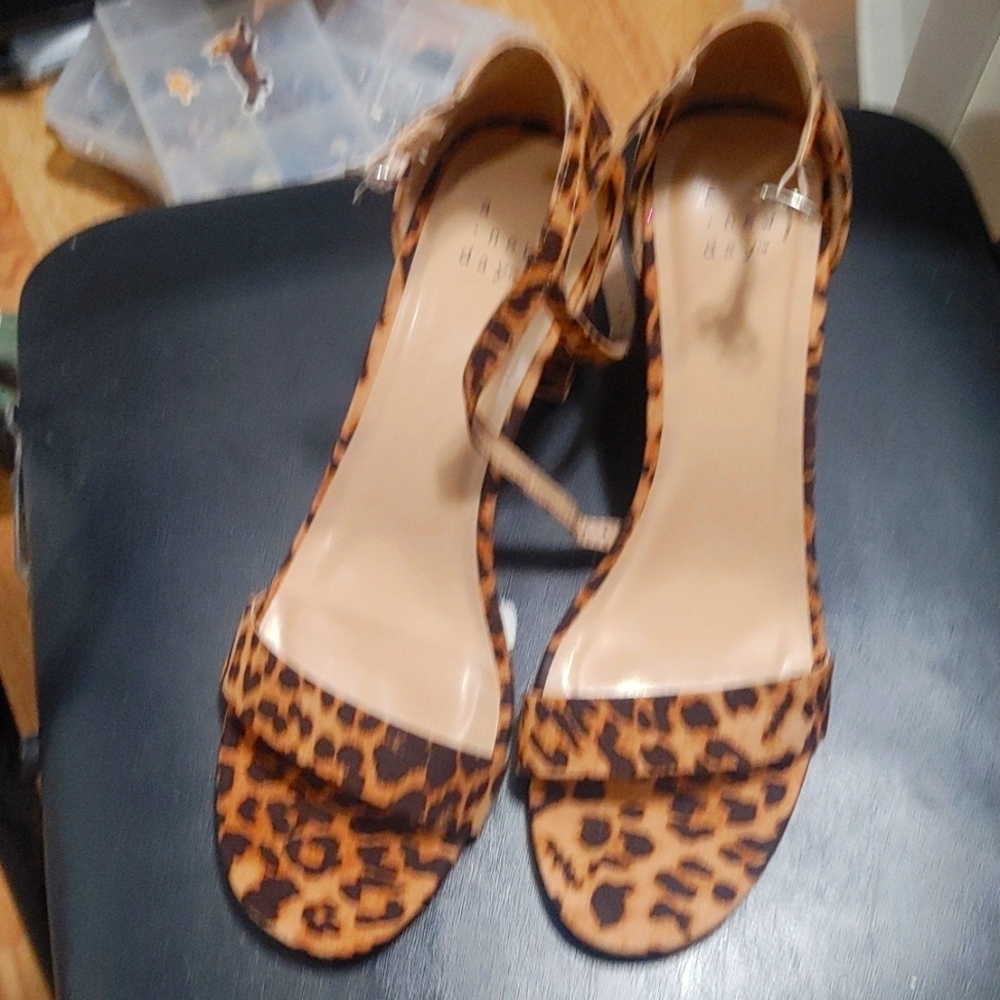 Womens high heel Leopard Print Shoes
